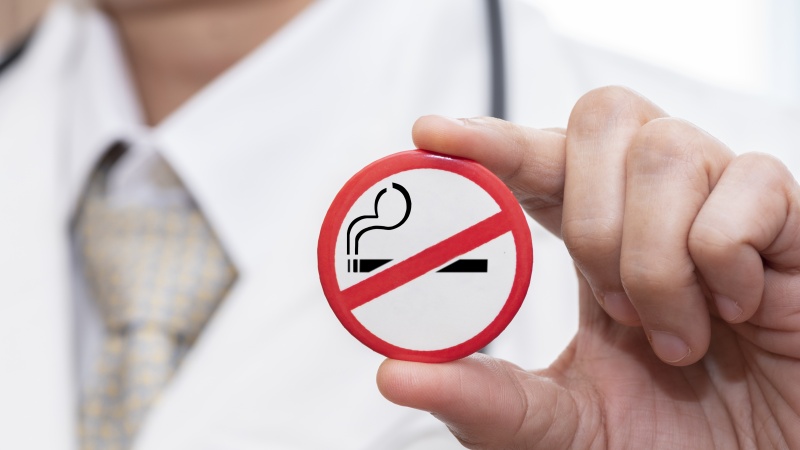 quit smoking at 